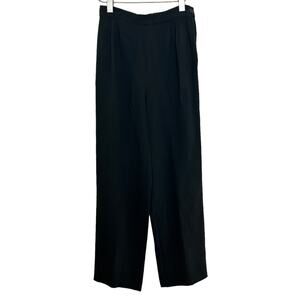 Vintage 90s Valentino Miss V Black Trouser Pants Pleat High Rise Straight 8